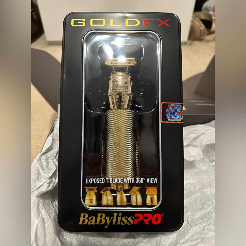 BaByliss PRO GOLD FX787G Outlining Cordless Trimmer (+ COMB/CLIPS/GUARDS/BUNDLE)